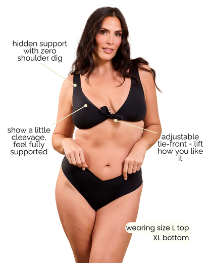 Westerly Tie-Front Bikini Top