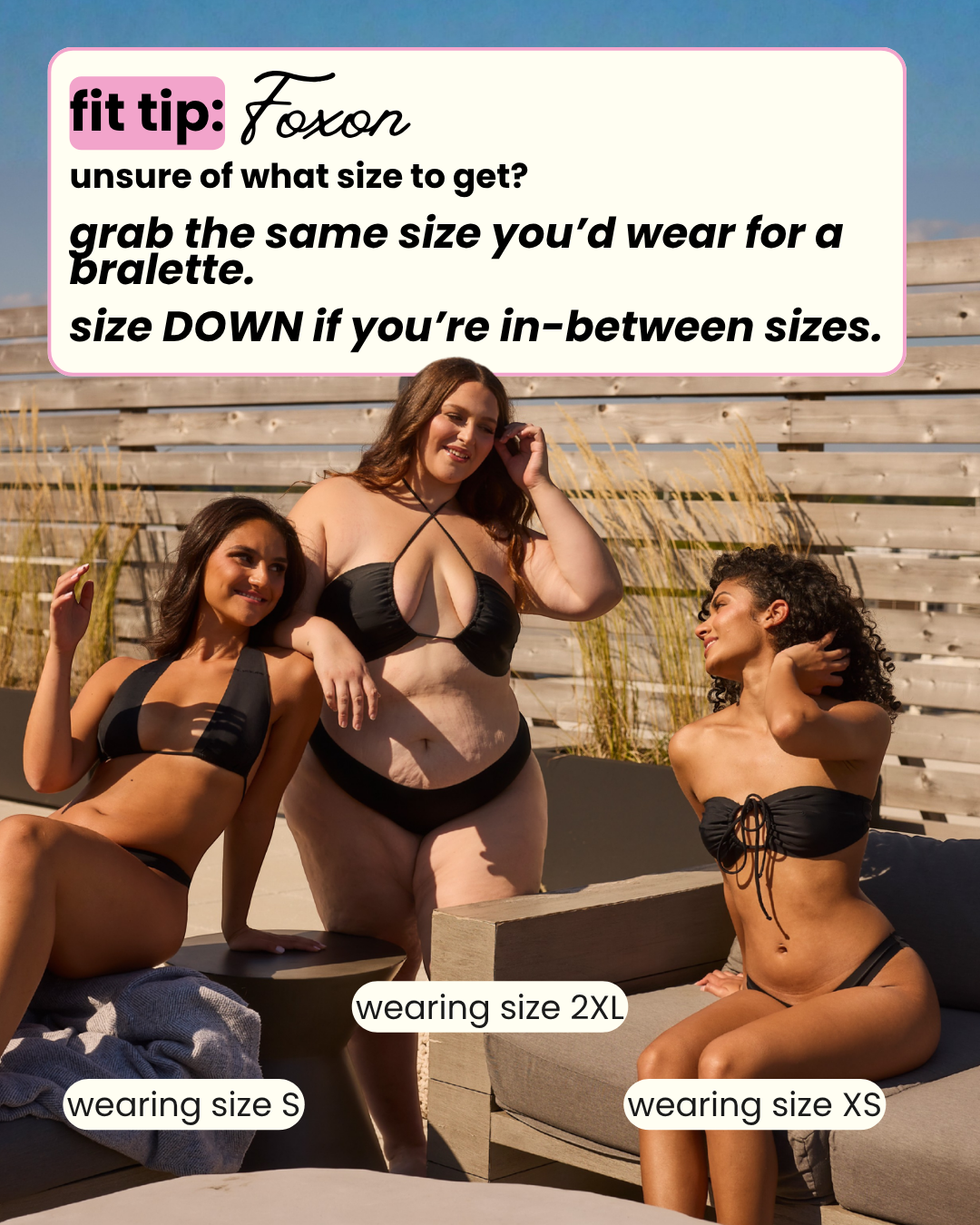 Foxon Multi-Way Bandeau Bikini Top