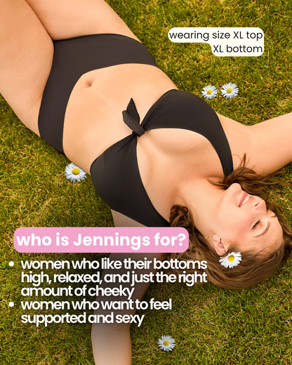 Jennings V-Cut High-Waisted Bikini Bottom | Limited Edition Colorway | FINAL SALE