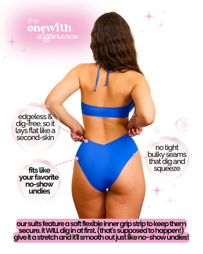 Jennings V-Cut High-Waisted Bikini Bottom