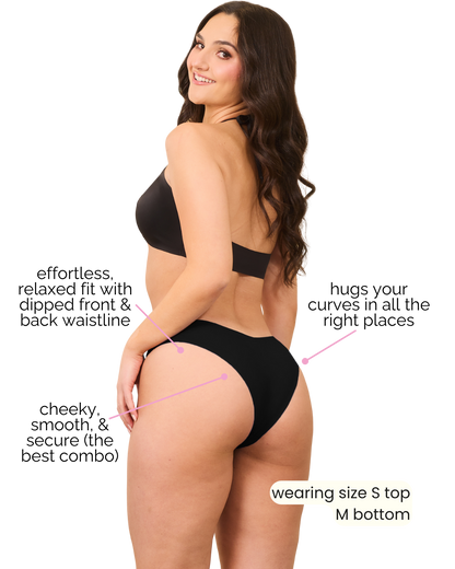 Merritt Dipped Cheeky Bikini Bottom