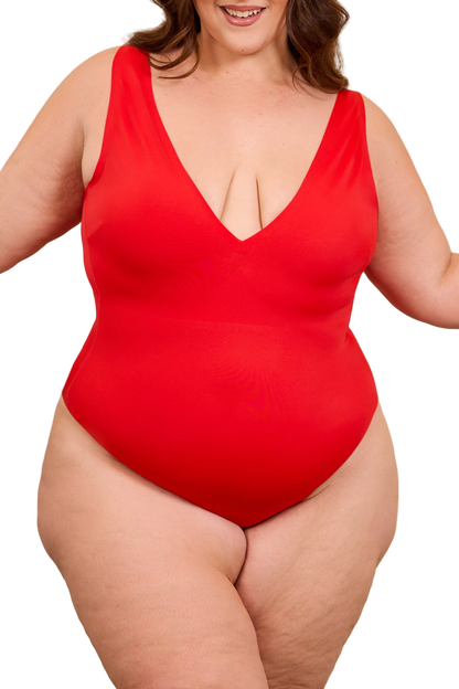 Bellows Plunge High-Cut One Piece