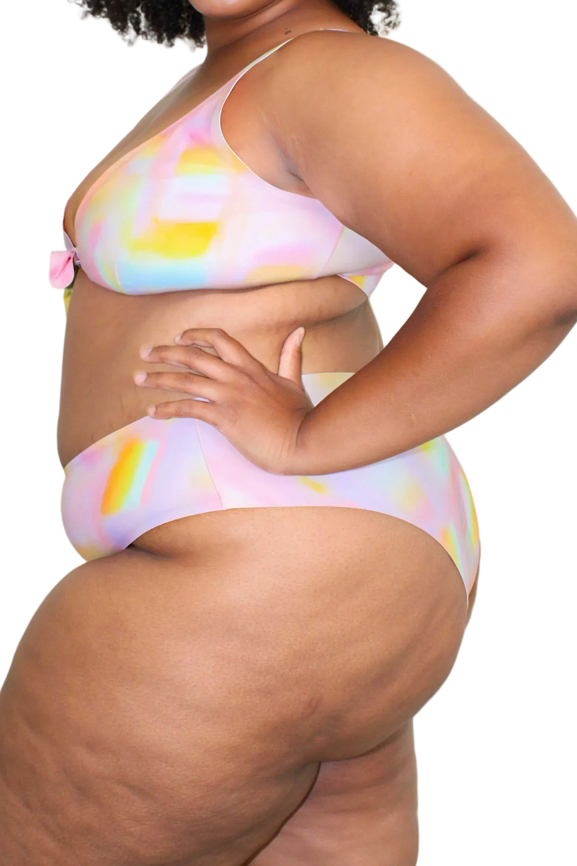 Jennings V-Cut High-Waisted Bikini Bottom